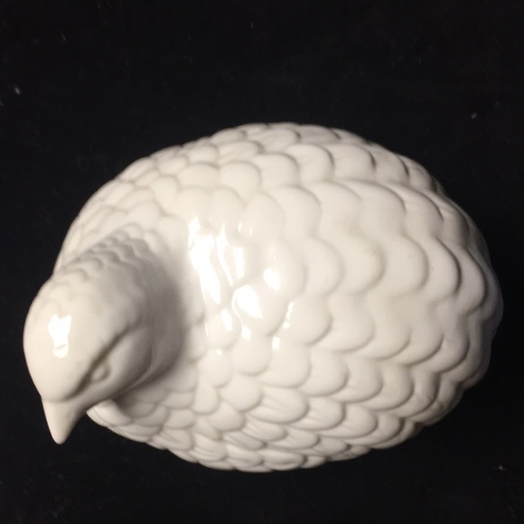Vintage Japanese Porcelain White Quail Figurine - Picture 6 of 6